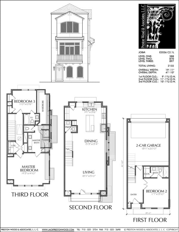 Townhouse Plan E2036 C2.1