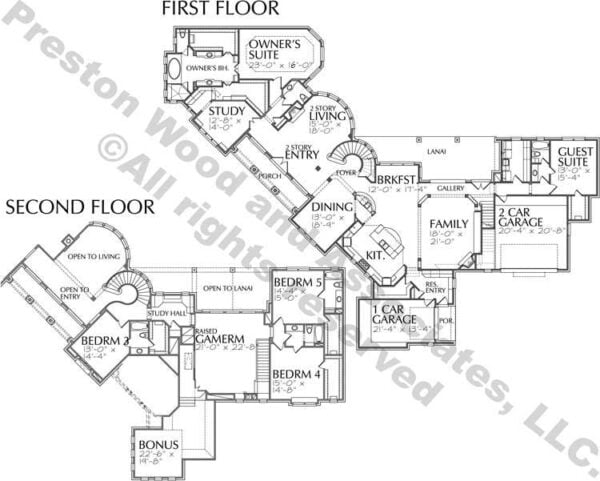 Two Story Home Plan aD2276