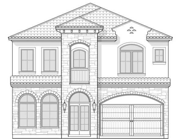 Two Story House Plan E0238