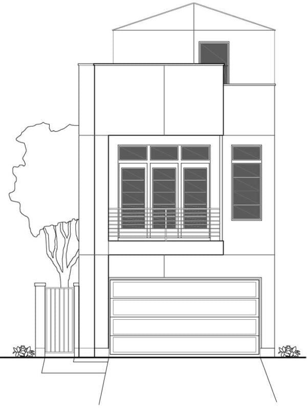 Townhouse Plan E3362 A1.1