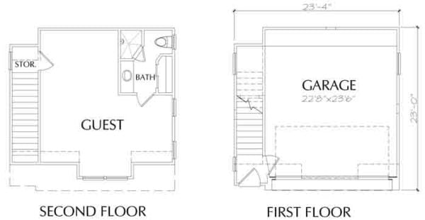 Two Story House Plan D3024