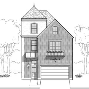 Townhouse Plan E1036 A1.2