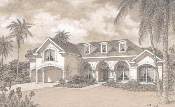 Two Story Home Plan D1293