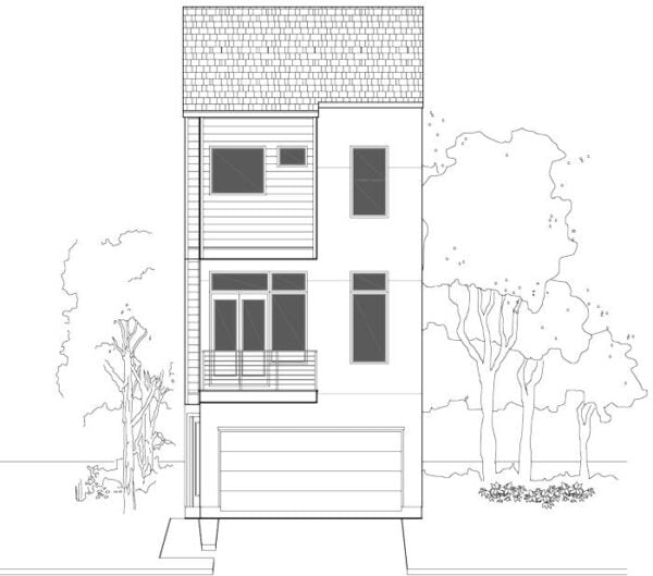 Townhouse Plan E4021 A1.1