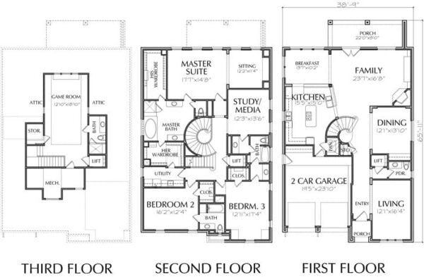 Urban House Plan E0075