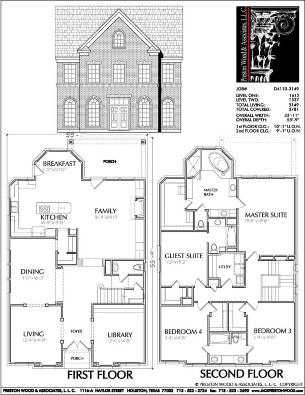 Urban House Plan D4110