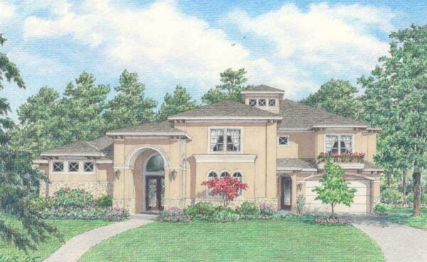 Two Story Home Plan D4012