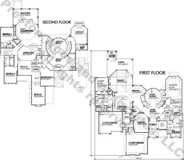 Two Story House Plan D7102