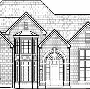 Two Story House Plan C7137