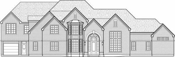 Two Story House Plan C7137