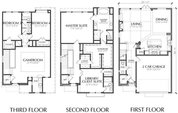 Townhouse Plan E1155 A3.2