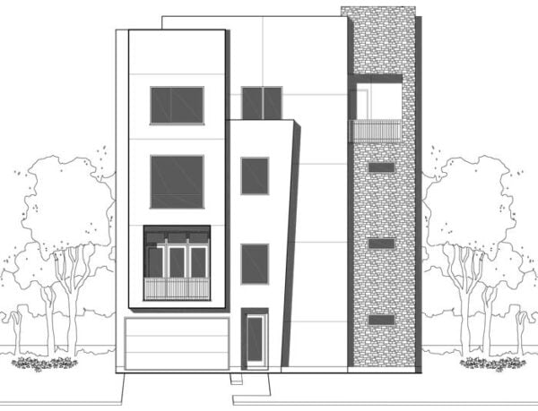 Townhouse Plan E3177 A1.1