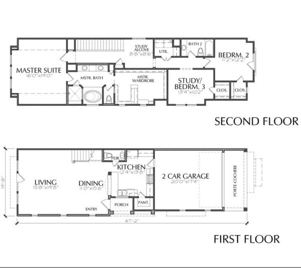 Townhouse Plan E2175 A1.1