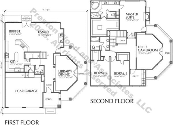 Classical Home Plan C9063