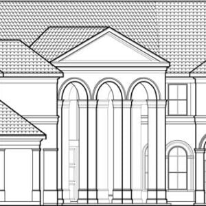 Two Story House Plan D0326