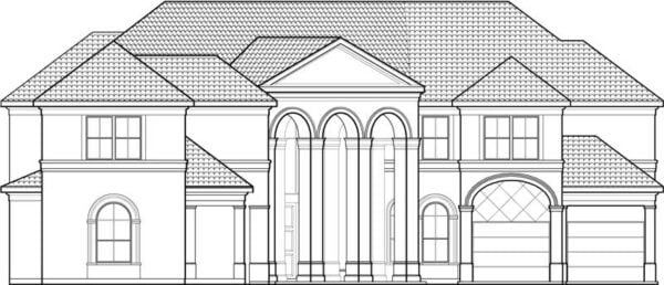 Two Story House Plan D0326