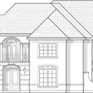 Two Story House Plan C8193