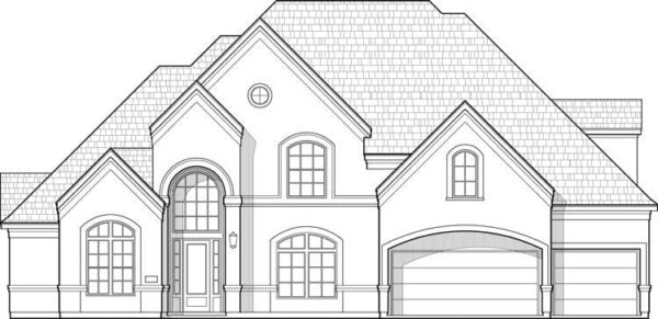 Two Story House Plan C7023