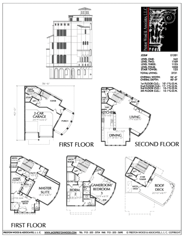 Townhouse Plan E1201