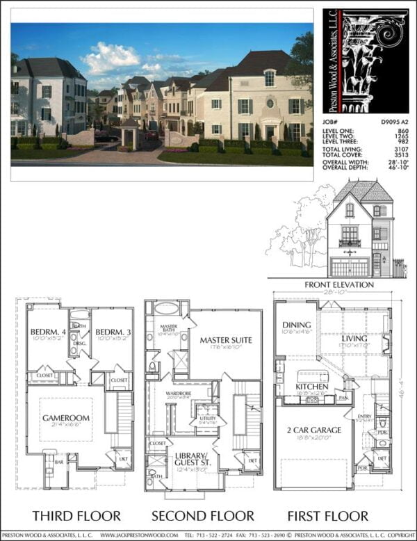 Townhouse Plan D9095 A2