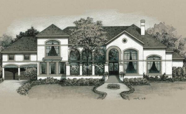 Two Story Home Plan C5296