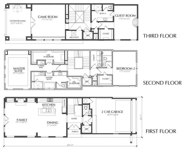 Townhouse Plan E2315 B1.1