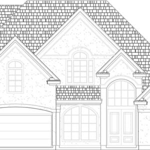 Two Story House Plan C9262