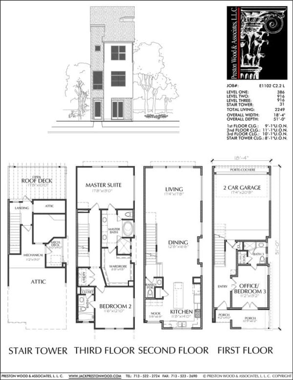 Townhouse Plan E1102 C2.2