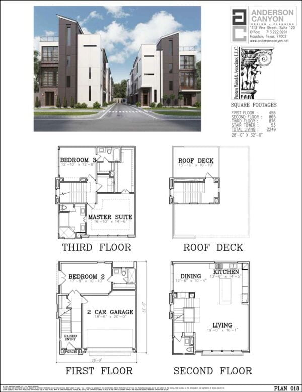 Townhouse Plan E4102-018