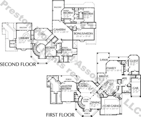 Two Story Home Plan D2062