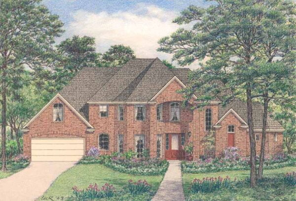Two Story House Plan D3082