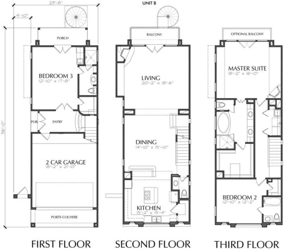 Townhouse Plan D3093