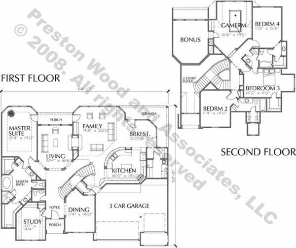 Two Story Home Plan bC6319