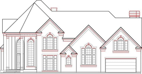 Two Story House Plan C4149