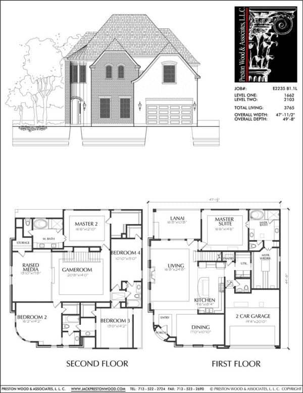 Urban House Plan E2235 B1.1