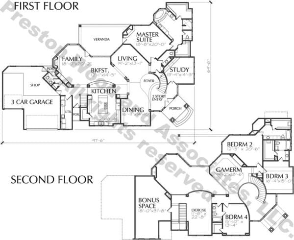 Two Story House Plan D4099