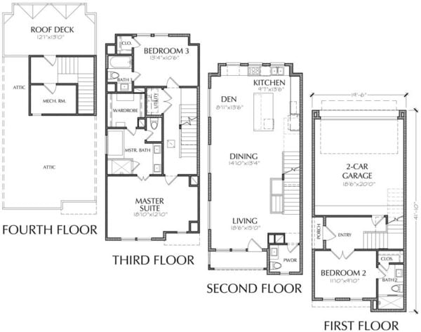 Townhouse Plan E3006 A3.1