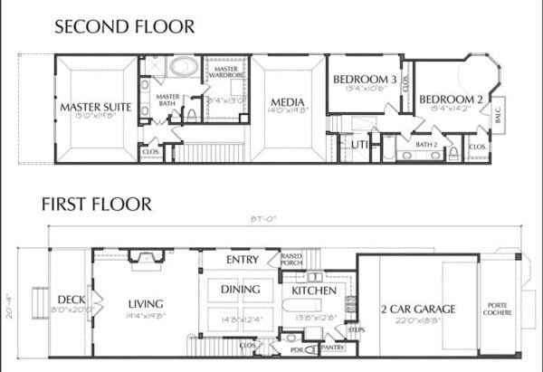 Townhouse Plan E2027 B1.1