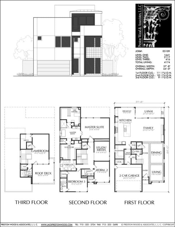 Two Story House Plan E5109