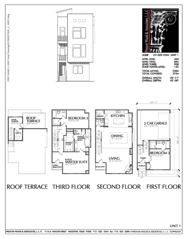 Townhouse Plan D7009 L1