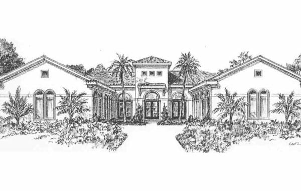 Mediterranean House Plan D1148