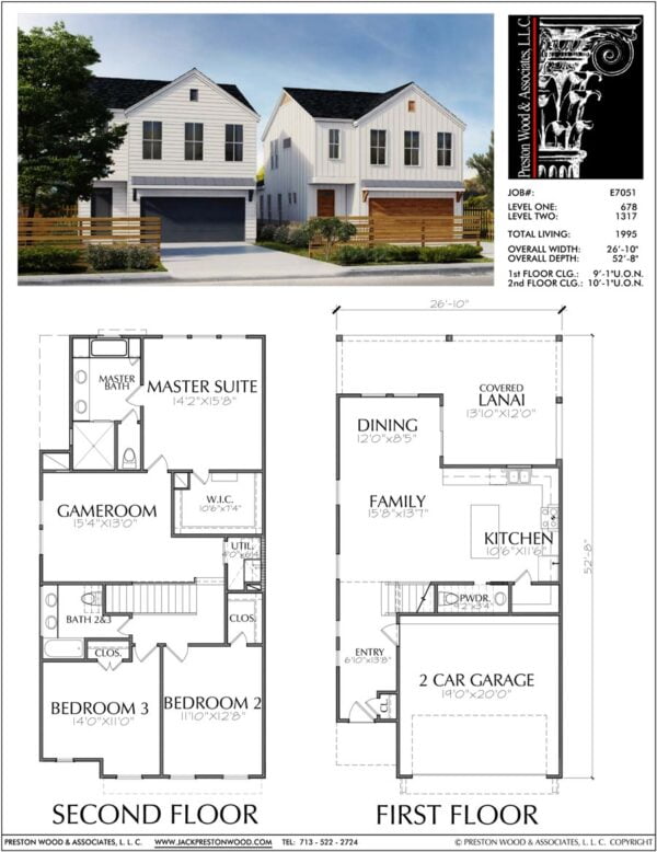 Townhouse Plan E7051