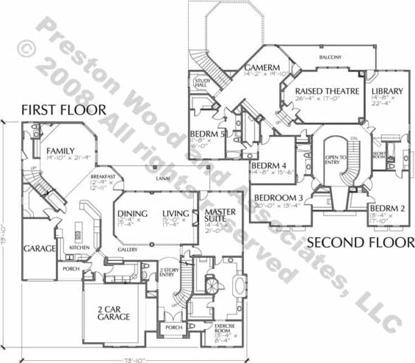 Two Story Home Plan C5340