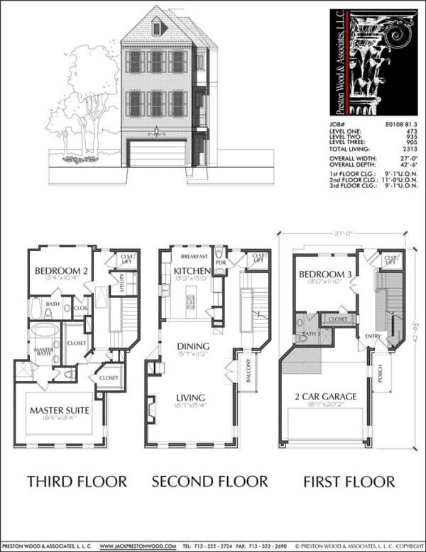 Townhouse Plan E0108 B1.3