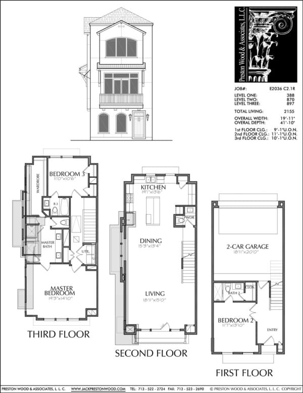 Townhouse Plan E2036 C2.1