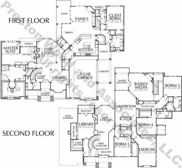 Two Story House Plan D3026
