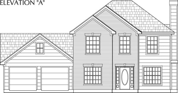 Two Story House Plan C5029