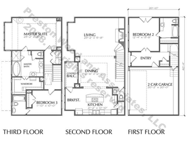 Townhouse Plan D4174-u2