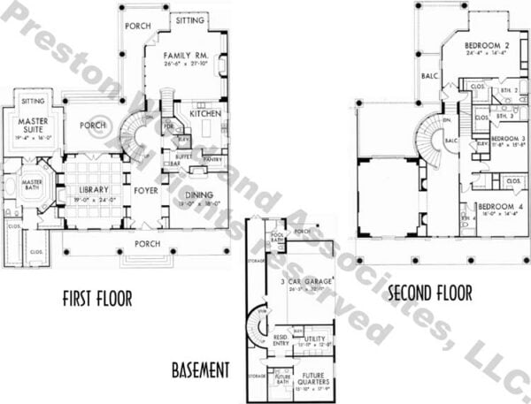 Two Story Home Plan C3187