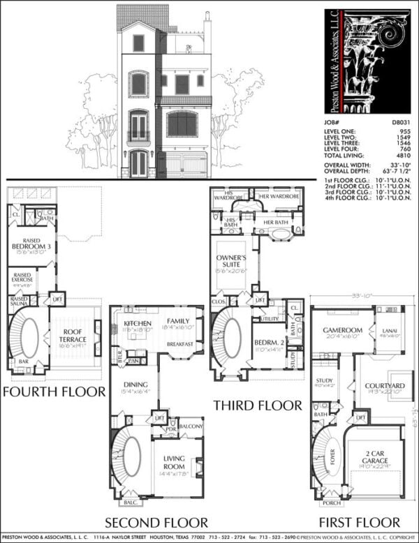 Townhouse Plan D8031